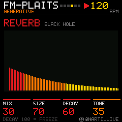 REVERB page: black hole reverb tail